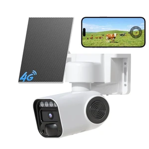 runofast 4G LTE Cellular Security Cameras, Solar Powered, No WiFi Needed, Outdoor Wireless, Built-in eSIM Card, Color Night Vision, 2K PTZ Live View, Motion Detection, 2-Way Audio runofast 4G LTE Cellular Security Cameras, Solar Powered, No WiFi Needed, Outdoor Wireless, Built-in eSIM Card, Color Night Vision, 2K PTZ Live View, Motion Detection, 2-Way Audio