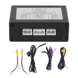 Car Parking Camera Converter Video Switch Control Box Front Rear View Adapter 16V Auto Channel Switching Module for Reverse System DC12V Output Car Parking Camera Converter Video Switch Control Box Front Rear View Adapter 16V Auto Channel Switching Module for Reverse System DC12V Output