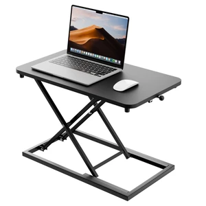 Hoodutric Standing Desk Converter Height Adjustable, Sit to Stand up Desk Riser Computer Workstation use in Laptop and Single Monitor Ergonomic Desktop Workstation for Home Office - Black Hoodutric Standing Desk Converter Height Adjustable, Sit to Stand up Desk Riser Computer Workstation use in Laptop and Single Monitor Ergonomic Desktop Workstation for Home Office - Black