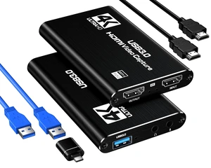 Fulfalic HDMI Capture Card, USB 3.0 1080P 60FPS Video Capture Card with HDMI Loop-Out & Mic Input, Low Latency Game Capture for Streaming, Compatible with PS5/PS4/Xbox/Switch/Camera, OBS Windows Mac Fulfalic HDMI Capture Card, USB 3.0 1080P 60FPS Video Capture Card with HDMI Loop-Out & Mic Input, Low Latency Game Capture for Streaming, Compatible with PS5/PS4/Xbox/Switch/Camera, OBS Windows Mac