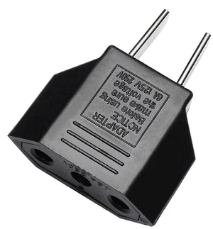 (100 Pack) ALINNA EU Europe to US USA America Travel Plug Adapter AC Outlet Power Converter (100 Pack) ALINNA EU Europe to US USA America Travel Plug Adapter AC Outlet Power Converter