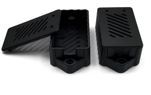 Premium ESP32 Computer Case, 2-Pack, Inject Molded, Passthrough (Black) Premium ESP32 Computer Case, 2-Pack, Inject Molded, Passthrough (Black)