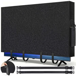 TV Cover for Moving 60"-65" TV, Anti-Scratch TV Screen Dust Cover, Felt Television Protector Cover with Bottom Strap and 2 Nylon Backpack Straps for Protection TV,Moving,Home Renovation,Pet Scratch TV Cover for Moving 60"-65" TV, Anti-Scratch TV Screen Dust Cover, Felt Television Protector Cover with Bottom Strap and 2 Nylon Backpack Straps for Protection TV,Moving,Home Renovation,Pet Scratch