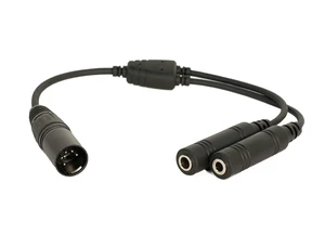 General Aviation (Twin-Plug) to XLR-5 Adapter General Aviation (Twin-Plug) to XLR-5 Adapter