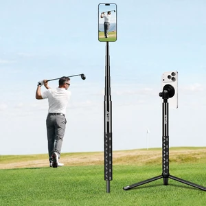 Golf Tripod & Monopod, Magnetic Mount and Adjustable Stick for Golf Swing Golf Tripod & Monopod, Magnetic Mount and Adjustable Stick for Golf Swing