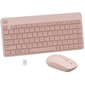 MangoEra Compact Wireless Keyboard and Mouse Combo, 2.4G USB, Pink MangoEra Compact Wireless Keyboard and Mouse Combo, 2.4G USB, Pink