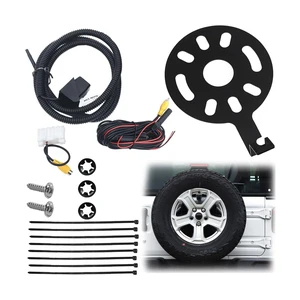 HZEL Car Spare Tire Backup Camera, Waterproof Auto Rear View Reverse Camera with Wire Adapter, Vehicle Accessories, Compatible with 2007-2018 Wrangler 2009-2015 Patriot 2007-2014 Freedom HZEL Car Spare Tire Backup Camera, Waterproof Auto Rear View Reverse Camera with Wire Adapter, Vehicle Accessories, Compatible with 2007-2018 Wrangler 2009-2015 Patriot 2007-2014 Freedom