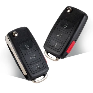 2 X Compatible with VW 2003 2004 2005 Beetle Golf Passat Flip Car Key Control Keyless Entry Remote Replacement, 315 MHz,NBG735868T By RemoteMatch 2 X Compatible with VW 2003 2004 2005 Beetle Golf Passat Flip Car Key Control Keyless Entry Remote Replacement, 315 MHz,NBG735868T By RemoteMatch