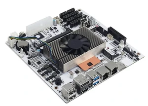 NAS Motherboard 8 Bay Core i5 8265U 4C/8T, Mini ITX PC Mainboard White M11, 2 x NVMe PCIe3.0 x2, Dual 2.5GbE i226V LAN, PCIe x4 Slot, TF, HD+DP NAS Motherboard 8 Bay Core i5 8265U 4C/8T, Mini ITX PC Mainboard White M11, 2 x NVMe PCIe3.0 x2, Dual 2.5GbE i226V LAN, PCIe x4 Slot, TF, HD+DP