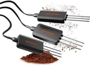 GGS 3 in 1 Soil Sensor Pro 3Pcs, EC Moisture Temp Meter Tester with RJ12 Support Smart APP Control for Garden Indoor Grow Tent Room GGS 3 in 1 Soil Sensor Pro 3Pcs, EC Moisture Temp Meter Tester with RJ12 Support Smart APP Control for Garden Indoor Grow Tent Room