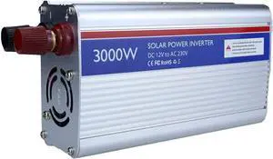 Car Power Inverter 3000W DC 12V to 220V AC Converter Car Charger Adapter with USB Port for Phones Tablets Laptops Car Audio & Video Accessories (Silver) Car Power Inverter 3000W DC 12V to 220V AC Converter Car Charger Adapter with USB Port for Phones Tablets Laptops Car Audio & Video Accessories (Silver)