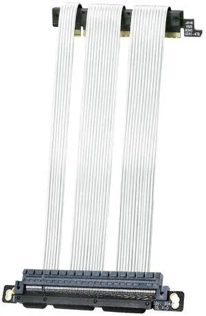 PCIe 5.0 X16 Riser Cable Dual Reverse and Straight GPU Extension Cable GEN5 for ITX A4 Case RTX5090 (15cm) PCIe 5.0 X16 Riser Cable Dual Reverse and Straight GPU Extension Cable GEN5 for ITX A4 Case RTX5090 (15cm)