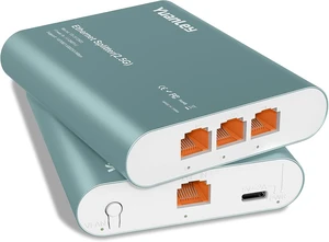 1 to 3 Port 2.5G Ethernet Splitter Switch with PoE Input, 4 Port 2.5G High Speed Splitter with Aluminum Case, VLAN Isolation, USB-C/PoE Powered Network Port Expander for , PC, IP Camera 1 to 3 Port 2.5G Ethernet Splitter Switch with PoE Input, 4 Port 2.5G High Speed Splitter with Aluminum Case, VLAN Isolation, USB-C/PoE Powered Network Port Expander for , PC, IP Camera