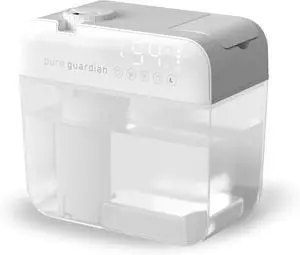 1 Gallon, Cool Mist Ultrasonic Humidifier, 48-Hour Run Time, Coves 410 Sq. Ft., Humidistat, Timer, Filter Free for Bedrooms, Offices, Home, White, H1050W 1 Gallon, Cool Mist Ultrasonic Humidifier, 48-Hour Run Time, Coves 410 Sq. Ft., Humidistat, Timer, Filter Free for Bedrooms, Offices, Home, White, H1050W
