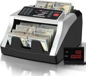BM6520 Money Counter Machine Value Counting Cash Counter USD EUR CAD MXN UV MG IR DD Fake Bill Detector with Batch & Add TFT Color Screen 1300/min US Service Team BM6520 Money Counter Machine Value Counting Cash Counter USD EUR CAD MXN UV MG IR DD Fake Bill Detector with Batch & Add TFT Color Screen 1300/min US Service Team