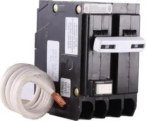 ABB Q-Line® THQL2150GFT 50A 240-Volts Double Pole Circuit Breaker 50 Amp Double Pole Ground Fault Breaker with Self-Test 120/240 VAC 2-Pole GFCI Breaker Ground Fault Circuit Interrupter ABB Q-Line® THQL2150GFT 50A 240-Volts Double Pole Circuit Breaker 50 Amp Double Pole Ground Fault Breaker with Self-Test 120/240 VAC 2-Pole GFCI Breaker Ground Fault Circuit Interrupter