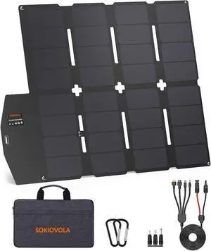 100W Portable Solar Panel MC-4 Foldable Solar Panel Charger Kits 18V IP68 Waterproof Lightweight and Compact for Small Power Station RV Travel Outdoor Activities 100W Portable Solar Panel MC-4 Foldable Solar Panel Charger Kits 18V IP68 Waterproof Lightweight and Compact for Small Power Station RV Travel Outdoor Activities