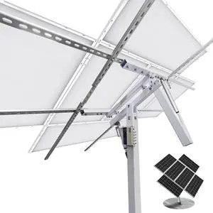 Solar Panel Dual Axis Tracking System (Increase 40% Power) with Tracker Controller, Complete Solar Tracker Kit, Ideal for Different Solar Panels, for Yard/Farm/Field Solar Panel Dual Axis Tracking System (Increase 40% Power) with Tracker Controller, Complete Solar Tracker Kit, Ideal for Different Solar Panels, for Yard/Farm/Field