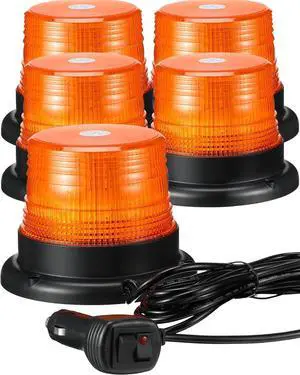 4 Pack 60 LED Amber Beacon Strobe Lights, 12v-24v Amber Warning Safety Flashing Beacon Strobe Light with Magnetic and 16ft Straight Cord for Truck Vehicle Forklift Tractor Golf Carts Utv Car 4 Pack 60 LED Amber Beacon Strobe Lights, 12v-24v Amber Warning Safety Flashing Beacon Strobe Light with Magnetic and 16ft Straight Cord for Truck Vehicle Forklift Tractor Golf Carts Utv Car