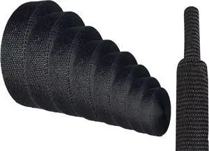 Heat Shrink Braided Sleeving 2:1 Shrinkable Fabric Cable Sheathing Wire Tubing Management Abrasion Protectors Flexibility 1/2" ID-30FT Heat Shrink Braided Sleeving 2:1 Shrinkable Fabric Cable Sheathing Wire Tubing Management Abrasion Protectors Flexibility 1/2" ID-30FT