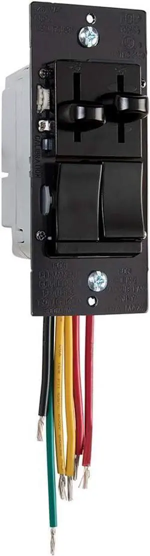 Pass & Seymour 450W LS Series Preset Dimmer Light Switch for Dimmable LED & CFL Bulbs Plus 1.6A Ceiling Fan Control, Single Pole/3-Way, LSCLDC163PBK, Black, 1 Count Pass & Seymour 450W LS Series Preset Dimmer Light Switch for Dimmable LED & CFL Bulbs Plus 1.6A Ceiling Fan Control, Single Pole/3-Way, LSCLDC163PBK, Black, 1 Count