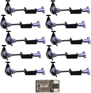 HME Products T-Post Trail Camera Holder (10-Pack) Bundle with Card Reader (11 Items) HME Products T-Post Trail Camera Holder (10-Pack) Bundle with Card Reader (11 Items)