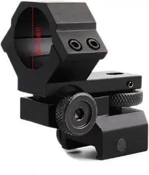 Windage Elevation Adjustable Low Profile Scope Flashlight Laser Ring Mount, 1 Inch Barrel Clamp Adapter with 20mm Mount for Rifle Scope Torch Optics Windage Elevation Adjustable Low Profile Scope Flashlight Laser Ring Mount, 1 Inch Barrel Clamp Adapter with 20mm Mount for Rifle Scope Torch Optics