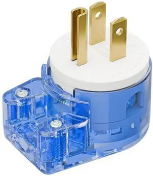 Nema 5-15P Plug, Plugrand 90 Degree Right Angle Plug 15A 125V Angled Plug | ETL Verified Nema 5-15P DIY AC Plug, USA 3-Prong Household Right Angle AC Plug, Transparent Blue Nema 5-15P Plug, Plugrand 90 Degree Right Angle Plug 15A 125V Angled Plug | ETL Verified Nema 5-15P DIY AC Plug, USA 3-Prong Household Right Angle AC Plug, Transparent Blue