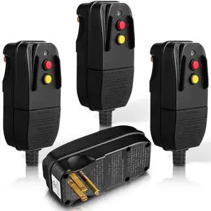 3Pcs GFCI Replacement Plug GFCI Adapter Parts 3-Prongs 15 Amp Auto-Reset 120V Outdoor Waterproof Plug Assembly Ground Fault Circuit Interrupter for Pressure Washer Pool Pump Pool Pump 3Pcs GFCI Replacement Plug GFCI Adapter Parts 3-Prongs 15 Amp Auto-Reset 120V Outdoor Waterproof Plug Assembly Ground Fault Circuit Interrupter for Pressure Washer Pool Pump Pool Pump