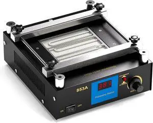 853A Soldering Hot Plate, 110V 450W Heating Plate for SMD BGA Rework Station, 50-400°C Infrared Preheating Oven Hot Plate for IR PCB Circuit Board Welding Soldering Repair 853A Soldering Hot Plate, 110V 450W Heating Plate for SMD BGA Rework Station, 50-400°C Infrared Preheating Oven Hot Plate for IR PCB Circuit Board Welding Soldering Repair