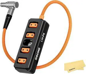 LM-P4 Lemo 2-Pin Male to 4-Port D-Tap Female Splitter Adapter LM-P4 Lemo 2-Pin Male to 4-Port D-Tap Female Splitter Adapter