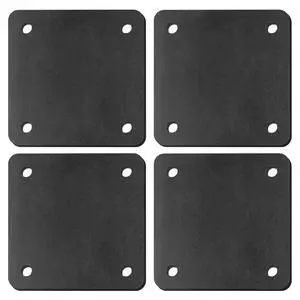 4 Pcs 6 X 6 X 1/4 Inch A36 Steel Plate Hot Rolled with 4 Holes 4 Pcs 6 X 6 X 1/4 Inch A36 Steel Plate Hot Rolled with 4 Holes