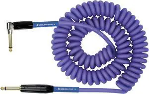 Cable IMK-182BFGL-30/BLF 1/4" Premium Coil Instrument Cable, 30', Purple Translucent Cable IMK-182BFGL-30/BLF 1/4" Premium Coil Instrument Cable, 30', Purple Translucent