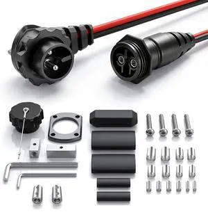 MKR-28 1865120 Trolling Motor Plug & Receptacle, 12V-48V MKR-28 1865120 Trolling Motor Plug & Receptacle, 12V-48V
