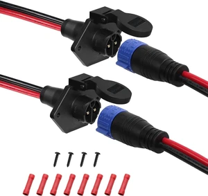 50A Trolling Motor Plug and Receptacle,12V/24V/36V/48V Trolling Motor Plug 50A Trolling Motor Plug and Receptacle,12V/24V/36V/48V Trolling Motor Plug