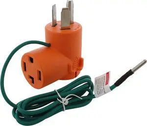 30 Amp 3-Prong Dryer Wall Outlet Adapter (To 4-Prong 30Amp Dryer Plug) 30 Amp 3-Prong Dryer Wall Outlet Adapter (To 4-Prong 30Amp Dryer Plug)