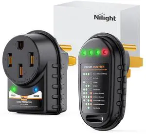 50 Amp RV Surge Protector ETL Listed Nema 14-50P 14-50R 50 Amp RV Surge Protector ETL Listed Nema 14-50P 14-50R