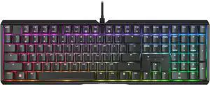 MX 3.1, Wired Mechanical Gaming Keyboard, Durable Aluminum Housing, RGB Lighting, Integrated Damping Mechanisms, USB-A, MX2A Silent RED Switches, Black MX 3.1, Wired Mechanical Gaming Keyboard, Durable Aluminum Housing, RGB Lighting, Integrated Damping Mechanisms, USB-A, MX2A Silent RED Switches, Black