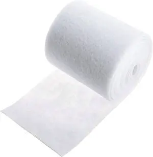 Vent Filter Media Roll 25ft x 12in, Cut to Fit | Cuts to any register size for homes, RVs and mobile homes, electrostatic media works in HVAC, AC and heating vents Vent Filter Media Roll 25ft x 12in, Cut to Fit | Cuts to any register size for homes, RVs and mobile homes, electrostatic media works in HVAC, AC and heating vents