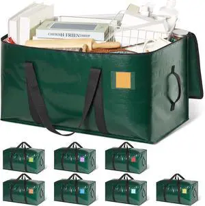 Heavy Duty Moving Bags Extra Large, Premium Storage Bags with Durable Zippers, Reinforced Handles, Moving Supplies for Clothes, Bedding, College Dorm Essentials, 8 Pack Green Heavy Duty Moving Bags Extra Large, Premium Storage Bags with Durable Zippers, Reinforced Handles, Moving Supplies for Clothes, Bedding, College Dorm Essentials, 8 Pack Green