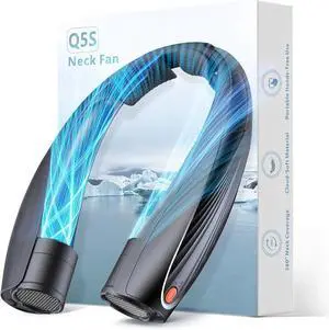 Portable Neck Fan, Max 20H, Rechargeable Personal Fan with 6000mAh Battery, 360° Cooling, 6 Speeds Hands-Free Wearable Fan, Gifts for Men, Women, Travel, World Cup, Outdoor Portable Neck Fan, Max 20H, Rechargeable Personal Fan with 6000mAh Battery, 360° Cooling, 6 Speeds Hands-Free Wearable Fan, Gifts for Men, Women, Travel, World Cup, Outdoor