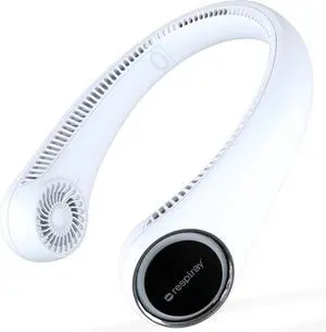 Portable Neck Fan Hands Free Quiet 20dB Cooling Neck Fan, 17-Hour 4000mAh Battery, 3 Speeds, Wearable Fan for Neck Fans that Blow Cold Air, Personal Fans Portable Rechargeable (White) Portable Neck Fan Hands Free Quiet 20dB Cooling Neck Fan, 17-Hour 4000mAh Battery, 3 Speeds, Wearable Fan for Neck Fans that Blow Cold Air, Personal Fans Portable Rechargeable (White)