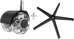 2 Inch Heavy Duty Caster Wheels 28" Office Chair Base Replacement, Universal Fit, Safe for All Floors & Carpet 2 Inch Heavy Duty Caster Wheels 28" Office Chair Base Replacement, Universal Fit, Safe for All Floors & Carpet