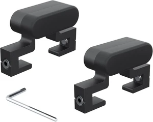 2 Pcs Barn Door Center Stop Block for 1-9/16" Top Track 2 Pcs Barn Door Center Stop Block for 1-9/16" Top Track