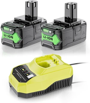 2-Pack 8.0Ah Ryobi 18V Battery Replacement, Compatible with Charger P117 & Batteries P108 P102 P103 P104 P105 P107 P109 P122, for Cordless Power Tools 2-Pack 8.0Ah Ryobi 18V Battery Replacement, Compatible with Charger P117 & Batteries P108 P102 P103 P104 P105 P107 P109 P122, for Cordless Power Tools