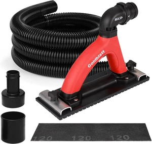 Dust-Free Drywall Hand Sander with 6.5 ft Vacuum Hose Dust-Free Drywall Hand Sander with 6.5 ft Vacuum Hose