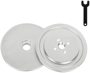 Self-Clamping Safety Flange Kit for Airway Buffing Wheels Aluminum Insertable Flange Sets for Polishing Wheels, Fits 5/8"-11 Thread Adapters & Airway Buffs with 3" Center Plates Self-Clamping Safety Flange Kit for Airway Buffing Wheels Aluminum Insertable Flange Sets for Polishing Wheels, Fits 5/8"-11 Thread Adapters & Airway Buffs with 3" Center Plates