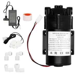 6800 Booster Pump Kit with High-Voltage Switch, for Household Reverse Osmosis Water Filtration Systems up to 100 GPD 6800 Booster Pump Kit with High-Voltage Switch, for Household Reverse Osmosis Water Filtration Systems up to 100 GPD