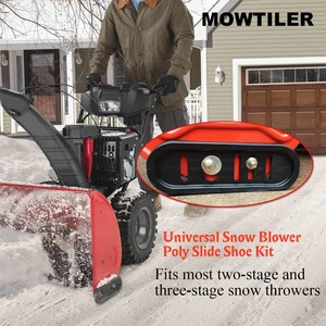 490-241-0010 Snowblower Skid Shoes for Universal Snow Thrower, with Shear Pins & Carriage Bolts 490-241-0010 Snowblower Skid Shoes for Universal Snow Thrower, with Shear Pins & Carriage Bolts