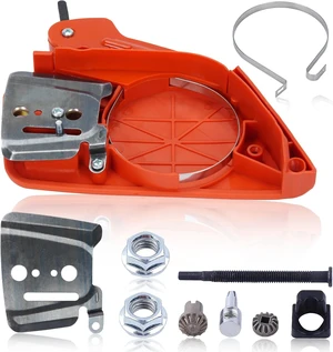 P021017220 Chain Brake Cover for Echo CS-370 CS-400 & Shindaiwa 402S Chainsaw, with CS-400 Bar Tensioner Kit, Brake Band & Bar Nut, Replaces C032000281 C032000280 P021017220 Chain Brake Cover for Echo CS-370 CS-400 & Shindaiwa 402S Chainsaw, with CS-400 Bar Tensioner Kit, Brake Band & Bar Nut, Replaces C032000281 C032000280